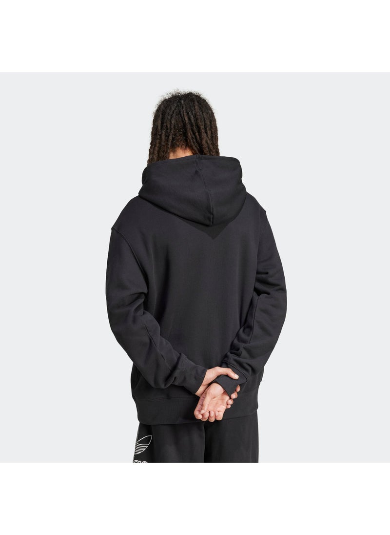 adidas Originals OUTL TREF HDY Black Originals Men SWEATSHIRTS - Image 2