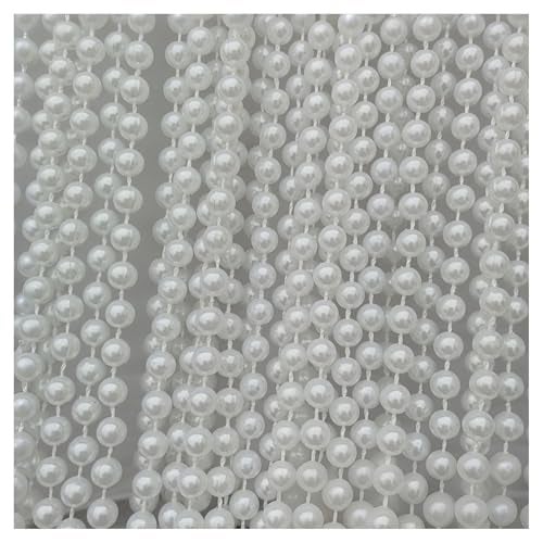 Okllen 60 Pack Faux Long Pearl Necklace for Women Fake Pearl Necklace Bulk 1920s White Faux Pearl Beaded Strand Necklace for Costume Party Jewelry Wedding Bridal Shower Tea Party Birthday Decor - Image 1
