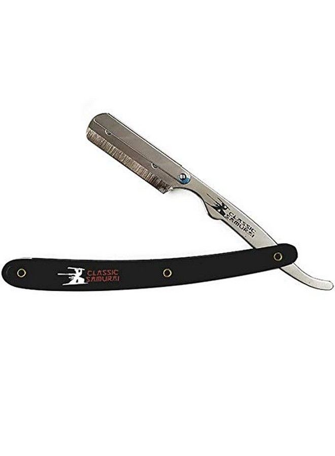 Classic Samurai شفرة حلاقة مستقيمة قابلة للطي من الفولاذ المقاوم للصدأ للرجال المحترفين في الحلاقة - Image 3