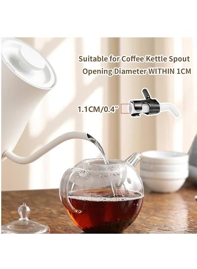Pour Over Coffee Kettle Drip-Spout - Drip Coffee Maker Accessories, Long Spout Adapter, Adjustable Flow Pourers Silicone Coffee Pot - Image 4
