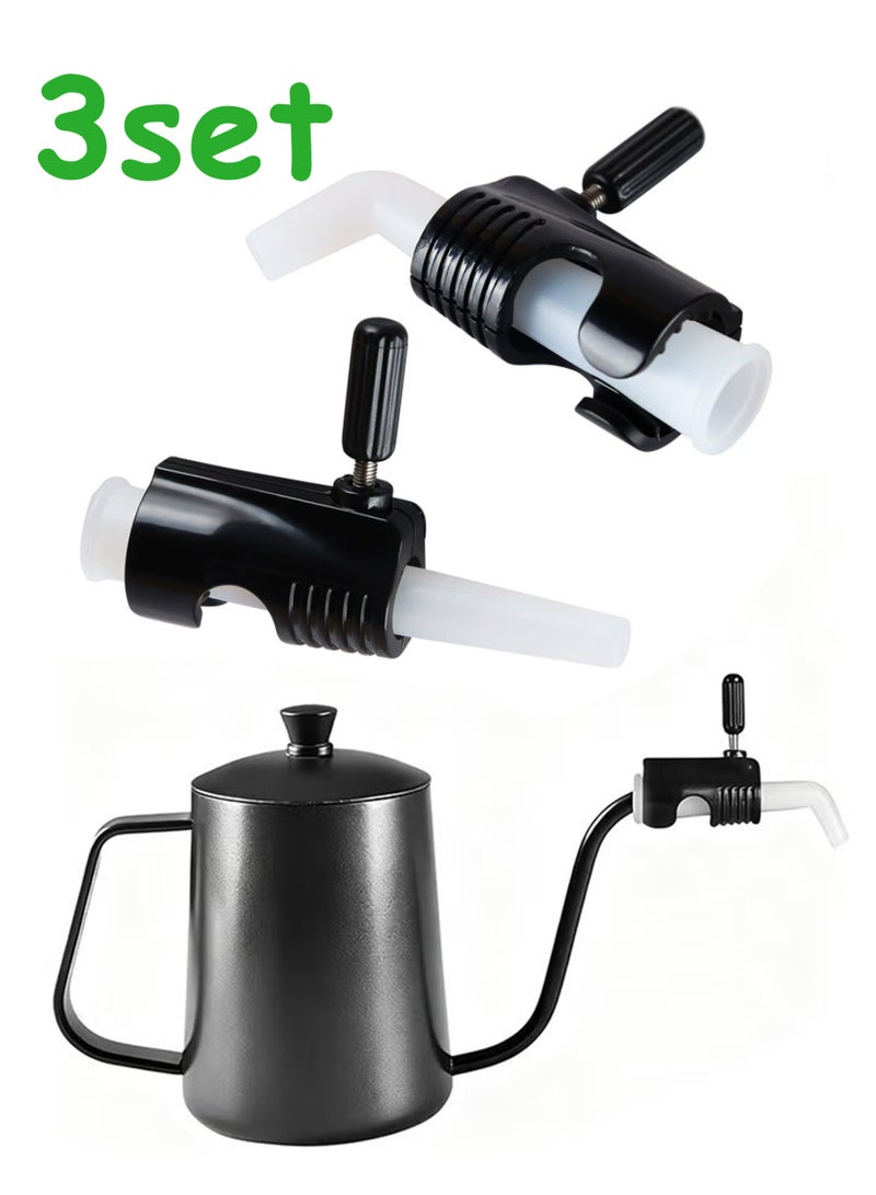 Pour Over Coffee Kettle Drip-Spout - Drip Coffee Maker Accessories, Long Spout Adapter, Adjustable Flow Pourers Silicone Coffee Pot - Image 1