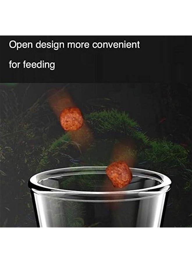 Generic Aquarium Shrimp Feeding Tube and Dish, Clear Crystal Glass Fish Tank Shrimp Feeder Tube Tray  - Image 5