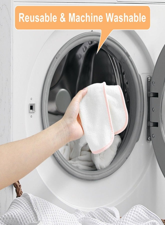 Hipruict Small Hand Towels, 5 Pcs Washcloths with Hanging Loop and Hooks, Ultra Absorbent, Soft and Quick Dry for Kitchen and Bathroom - Image 4