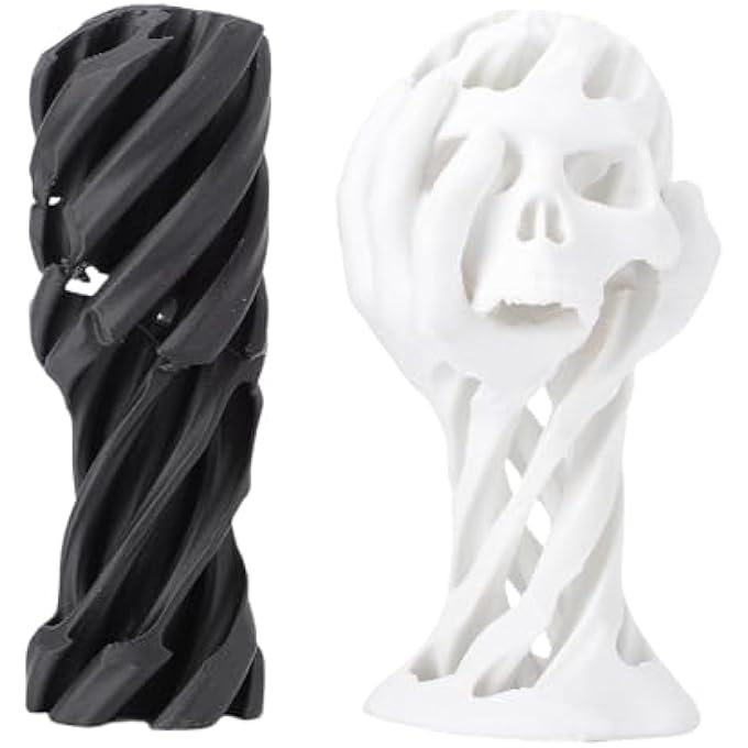 EMUKOEP 3D Printed Skull Stress Relief Toy Unique Skeleton Decoration 3D Printed Toy Funny Skull Design for Office Desk or Decoration - Image 1