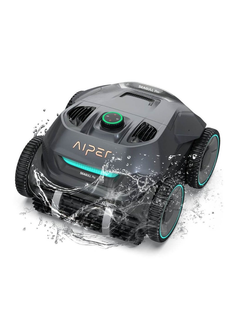 Aiper - Aiper Seagull Pro Cordless Robotic Pool Cleaner, Wall Climbing Pool Vacuum— Quad-Motor System, Top Load Filters for Easy Maintenance, 90Mins Fast Charge— Ideal for Above/In-Ground Pools up to 60 Feet - Image 1