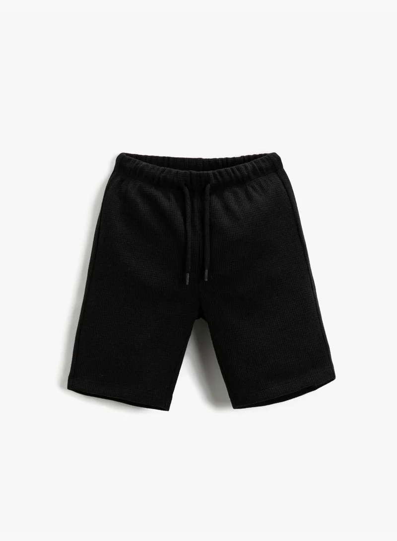 KOTON Basic Shorts Drawstring