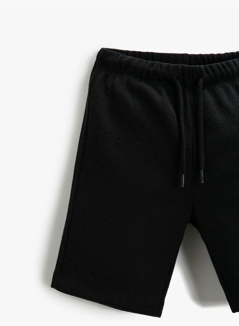 KOTON Basic Shorts Drawstring