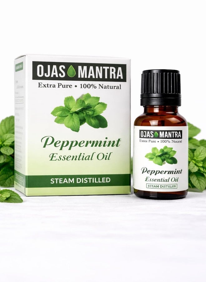 OJAS MANTRA Peppermint Essential Oil, 100% Natural, Steam Distilled, 15ml, Refreshing Aroma, With Dropper - Image 5