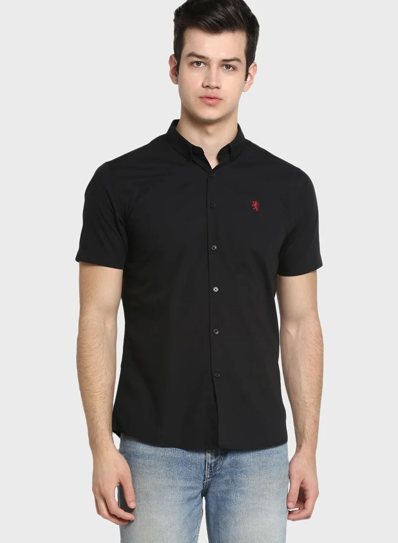 Red Tape Button Down Regular Fit Shirt