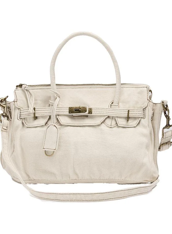 Parfois Tote Bag Canvas With Crossbody Bag