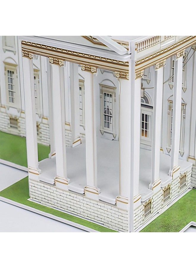Liberty imports The White House 3D Puzzle Architectural Puzzles For Adults And Kids Building Model Diy Kit 35 Pieces  - Image 4