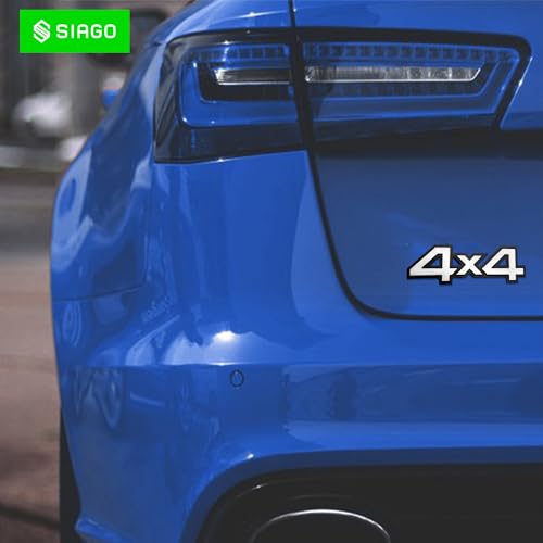 SIAGO SIA256 Premium 4x4 Metal Car Sticker - Durable & Stylish Auto Emblem for Vehicles - Customizable Designs - Easy Installation - Weather-Resistant & Long-Lasting - Image 3