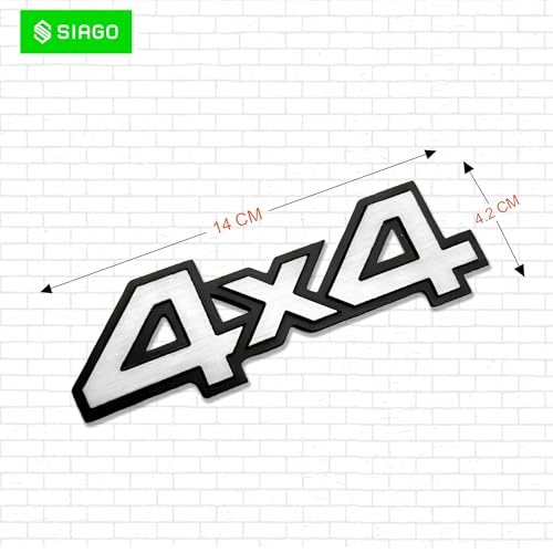SIAGO SIA256 Premium 4x4 Metal Car Sticker - Durable & Stylish Auto Emblem for Vehicles - Customizable Designs - Easy Installation - Weather-Resistant & Long-Lasting - Image 2