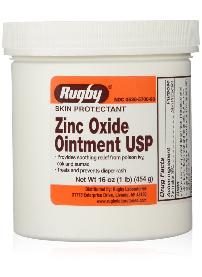 Rugby Zinc Oxide Ointment Skin Protectant - 20% - 16 Oz (1Lb) (454 G) - 1 Pack - pzsku/Z81F800FE0BE405F9C610Z/45/_/1735214580/a304de99-8f76-4ce3-b9aa-ce076400986a