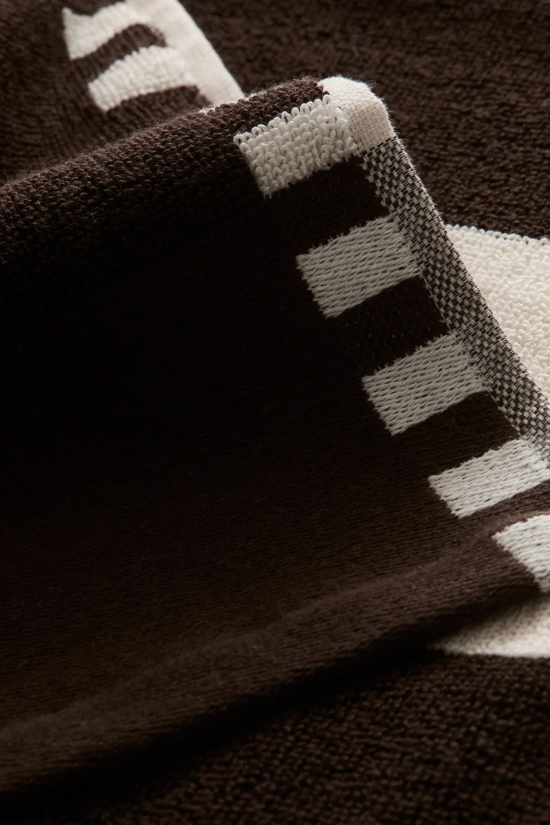 H&M Striped cotton beach towel