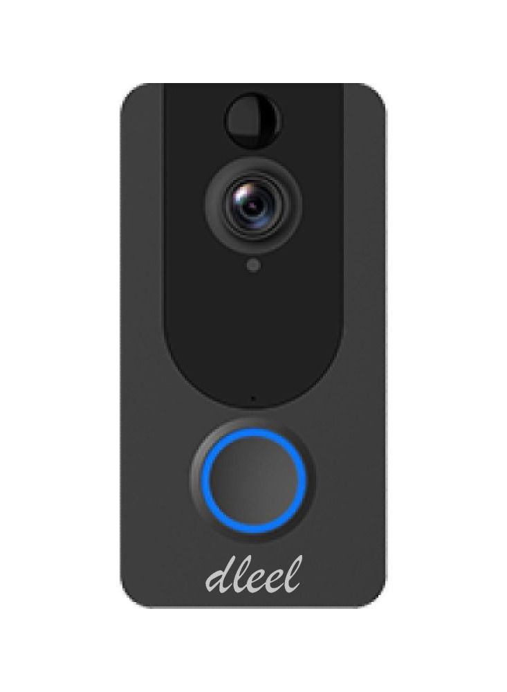 dleel Wireless doorbell with camera  for home color black from dleel - Image 1