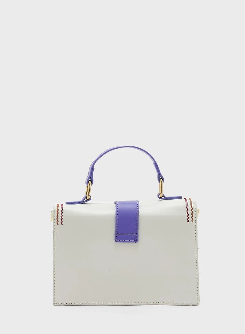 ELLA Colourblock Satchel Bag