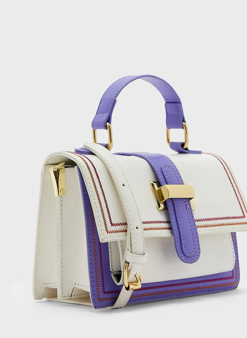 ELLA Colourblock Satchel Bag