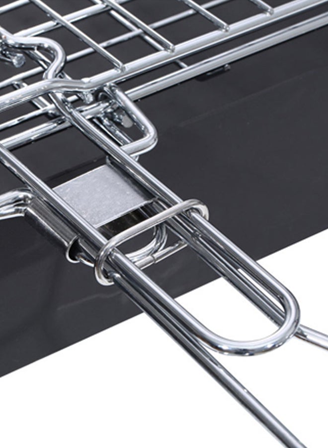 AL SANIDI Charcoal grill for trips, Portable Charcoal Grill, Black, Size 35*60 Cm - Image 3