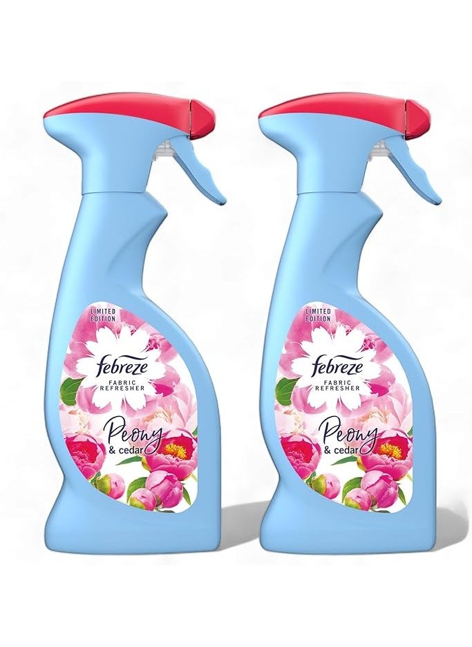 febreze - Febreze Fabric Refresher Peony and Cedar Spray Pack of 2 - Image 1