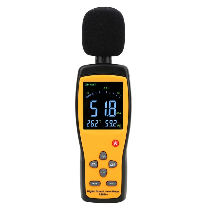 SMART SENSOR AS844+ Digital Sound Level Meter Decibel Meter Noise Monitor DB Measuring Instrument - Image 4