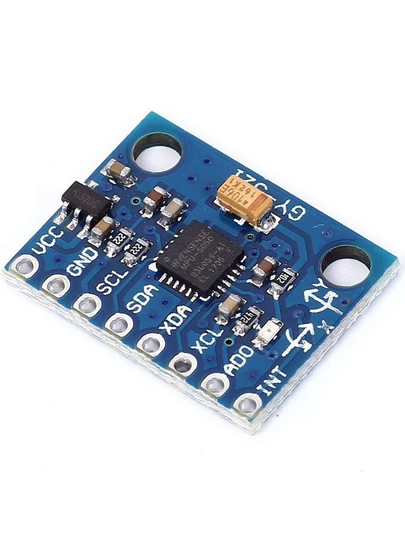 Excefore - MPU 6050 Module, 3 Axis Analog Gyro Sensors Accelerometer 3-5V - Image 1