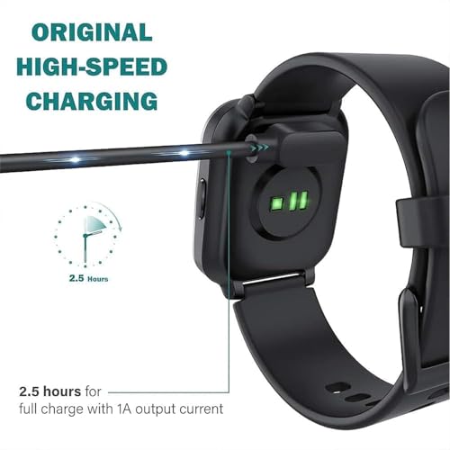 SKYCELL USB Magnetic Charging Cable Compatible for BoAt Xtend/Xtend Pro/Storm/Storm 1.3" Curved Display/Xplorer/Wave Connect/Wave Beat/Wave Fit/Wave Style Smartwatches - Black - Image 4