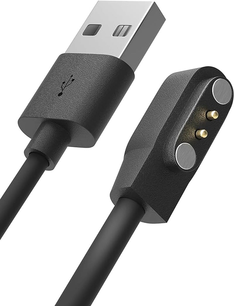SKYCELL USB Magnetic Charging Cable Compatible for BoAt Xtend/Xtend Pro/Storm/Storm 1.3" Curved Display/Xplorer/Wave Connect/Wave Beat/Wave Fit/Wave Style Smartwatches - Black - Image 1