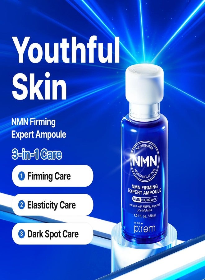 MAKEP:REM MAKE P:REM NMN NAD+ Firming Expert Ampoule Serum, Intensive Firming & Smoothing Facial Serum with Peptides & Resveratrol for Visible Elasticity and Radiance, Korean Skin Care, 1.01 fl oz (30ml) - Image 2