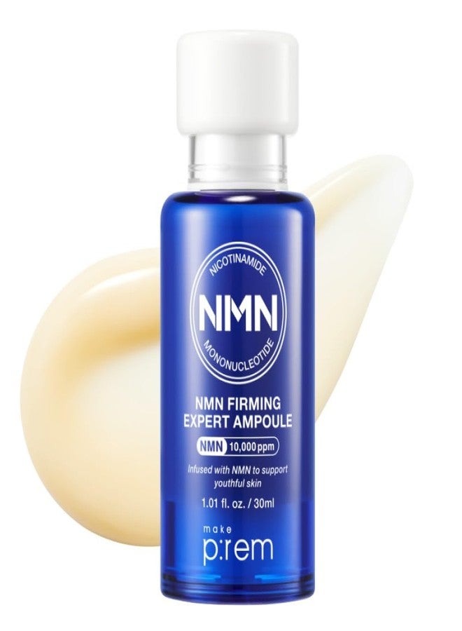 MAKEP:REM MAKE P:REM NMN NAD+ Firming Expert Ampoule Serum, Intensive Firming & Smoothing Facial Serum with Peptides & Resveratrol for Visible Elasticity and Radiance, Korean Skin Care, 1.01 fl oz (30ml) - Image 1