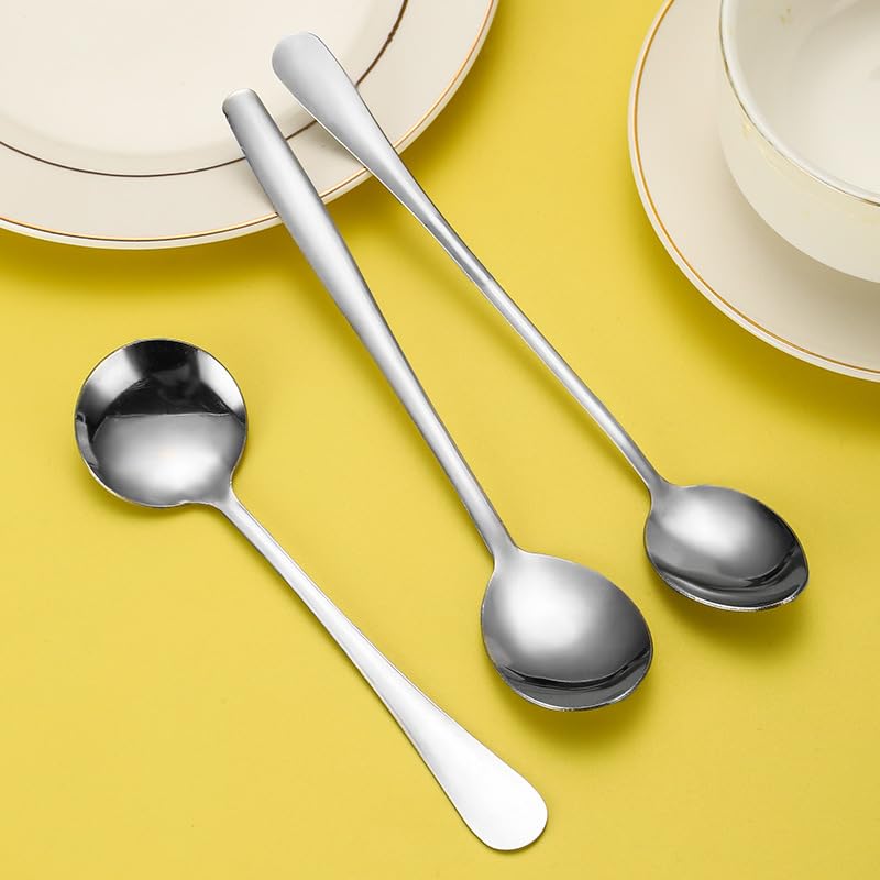 48 Piece Stainless Steel Flatware Set For 12 Silver Tableware Cutlery With Spoons - Image 5