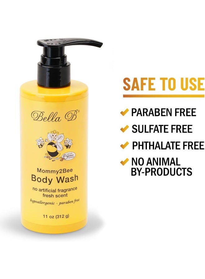 Bella B Mommy2Bee Body Wash 11oz - Pregnancy Safe Body Wash â€“ Rich, Luxurious Lather Body Wash Made with Organic Ingredients â€“ Leaves Skin Fresh, Clean and Moisturized - Image 2