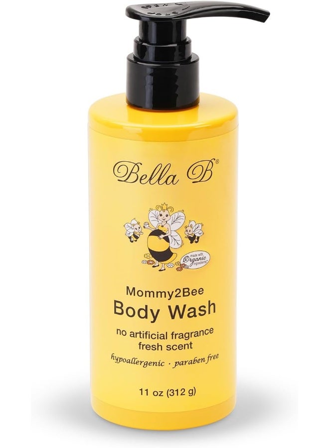 Bella B Mommy2Bee Body Wash 11oz - Pregnancy Safe Body Wash â€“ Rich, Luxurious Lather Body Wash Made with Organic Ingredients â€“ Leaves Skin Fresh, Clean and Moisturized - Image 1