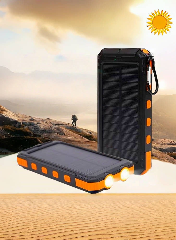 بنك طاقة محمول P22.5W 20000mAh بنك طاقة شمسية متين مقاوم للماء مع وظيفة البوصلة - Image 1
