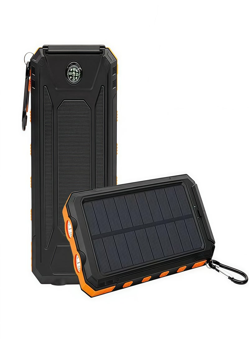بنك طاقة محمول P22.5W 20000mAh بنك طاقة شمسية متين مقاوم للماء مع وظيفة البوصلة - Image 3
