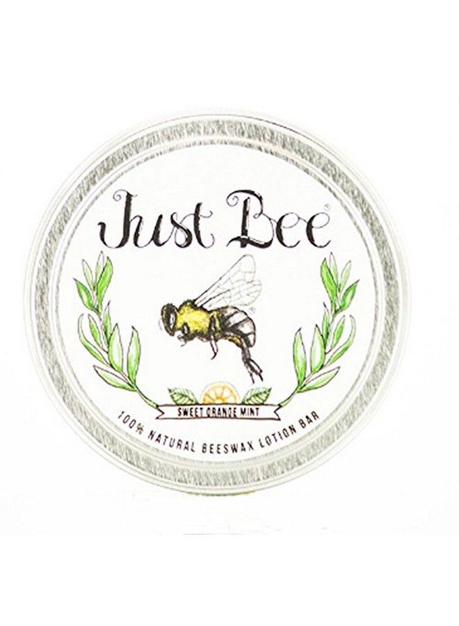 Just bee Naturally Gathered Beeswax Lotion Bar (Sweet Orange Mint) - Image 2