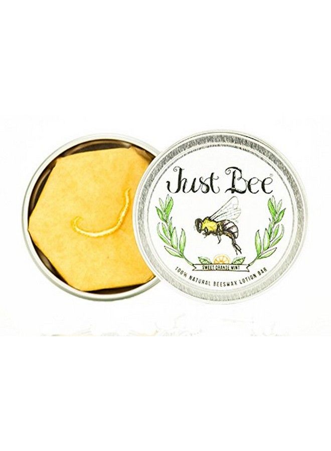 Just bee Naturally Gathered Beeswax Lotion Bar (Sweet Orange Mint) - Image 3