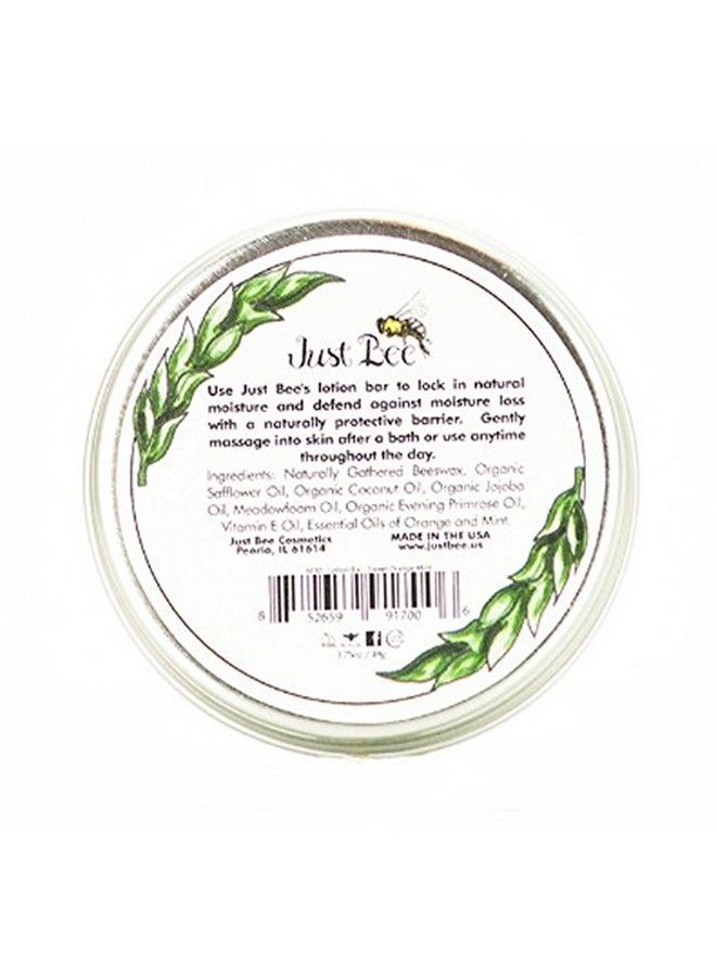 Just bee Naturally Gathered Beeswax Lotion Bar (Sweet Orange Mint) - Image 4