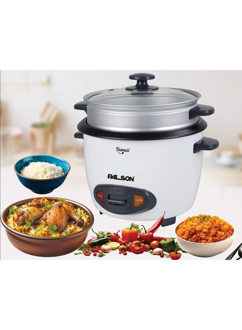 Palson Electrical Rice Cooker 2.8L, With Steamer, 1000W, 40025  - Image 4