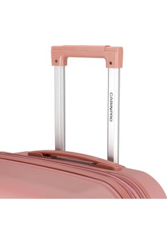 كابينبرو Unisex Expandable PP Fashion Trolley Luggage Set Lightweight Hard Shell Spinner luggage with 360° Degree 4 Twin Wheel and Double Zippers CP003-Rose Gold  - Image 5