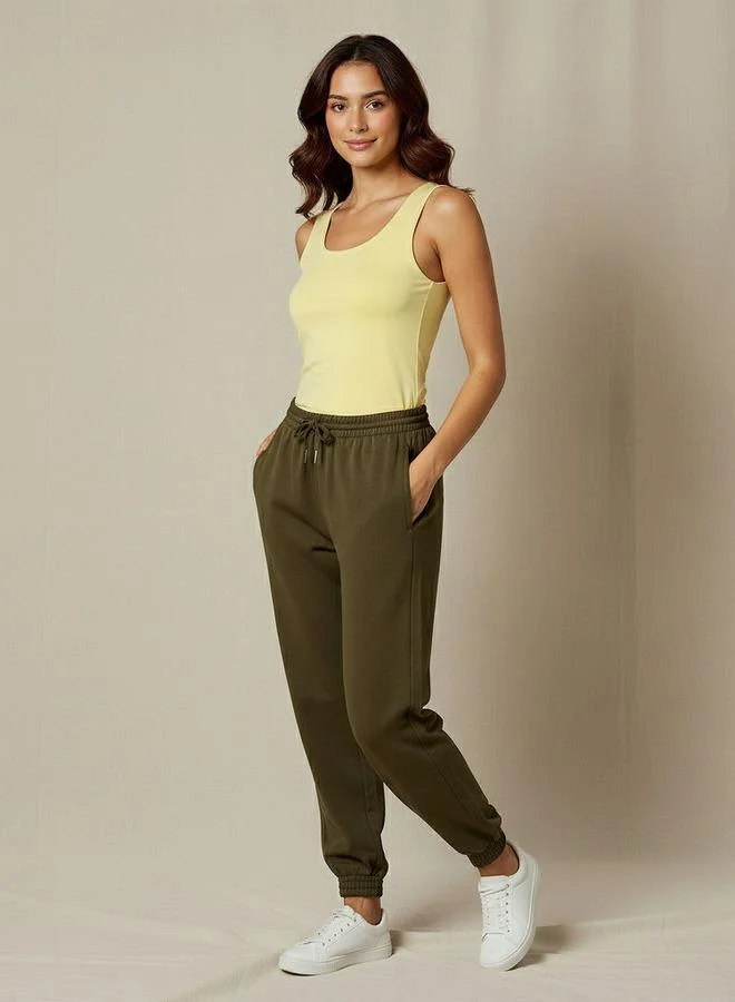 Splash FAV Regular Fit Tank Top with Scoop Neck