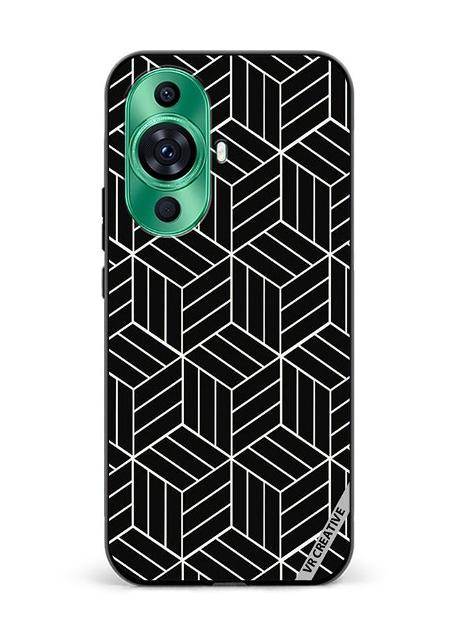 VR CREATIVE Protective Case Cover For Huawei nova 11 Pro Strips Design Multicolour - Image 1