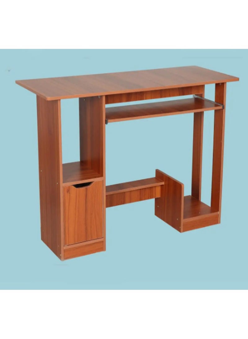 DubaiGallery Desktop Computer Desk With Storage Rack,simple Durable Office Desk Versatile Compact Laptop Table For Home Bedroom Office  - Image 2