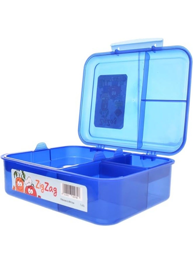 ZigZag Dark Blue Food Container – 1.65 Liters - Image 3
