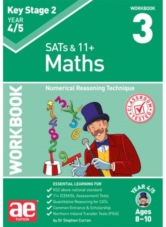 KS2 Maths Year 4 5 Workbook 3 Numerical Reasoning Technique - Paperback