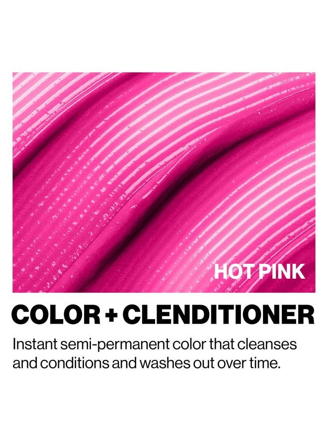 Keracolor Clenditioner HOT PINK Hair Dye - Semi Permanent Hair Color Depositing Conditioner, Cruelty-free, 12 Fl. Oz. - Image 3