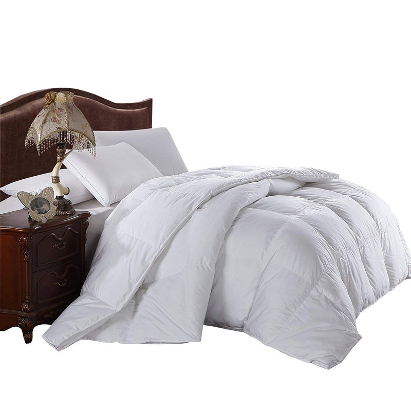 Royal Hotel Bedding Royal Hotel Bedding Super Cozy  Soft and Fluffy Goose Down Alternative Comforter  Fits Pillow Top Beds  KingCalKing 106 x 90 100Percent Cotton Shell  Medium Warmth