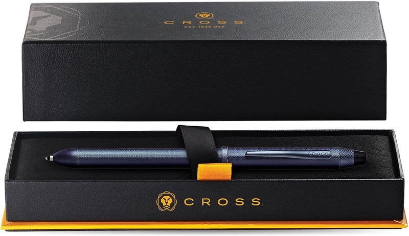 Cross Tech3+ Refillable Tech3+ Presented in a Premium Gift Box - Medium Point, Black Ink, Dark Blue - Image 3