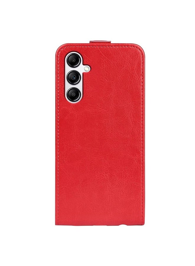 Case Cover For Samsung Galaxy A34 5G R64 Texture Vertical Flip Leather Phone Case(Red)