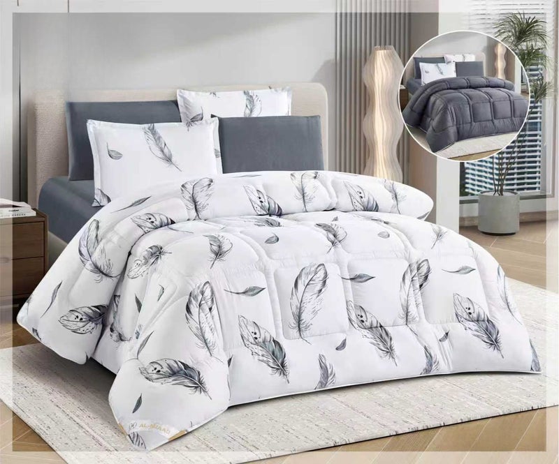 Double bed sheet set, 6 pieces, microfiber… Luxurious softness to complement the elegance of your room